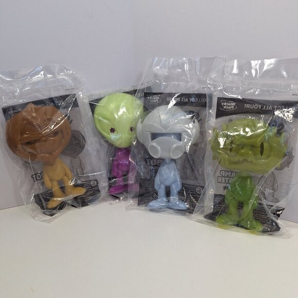 Spoonsters Sonic Wacky Pack Big Foot Alien Swamp Monster Astronaut Spoons Sealed - Picture 3 of 14